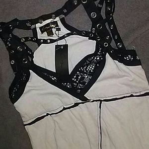 BNWT Cray grey/black knit dress (M)